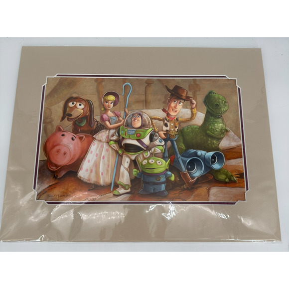 Disney Other - Disney Parks Toy Story 25th Anniversary Art Print By Darren Wilson 14x18 New